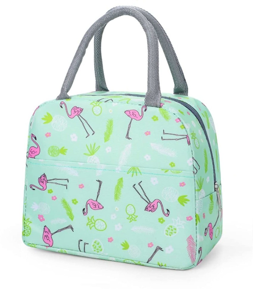Lunch Bag for WomenKids Girls Boys Insulated Tote Bag Lunch Box Makeup Bag  Resuable Cooler Bag Lunch container Waterproof For Work Picnic or Travel  GrayFlamingo  Amazonin Garden  Outdoors