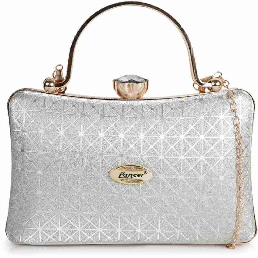 LANCER Silver Sling Bag NEW STYLISH SILVER BRANDED LADIES TREANDY HOBO BAGS WOMEN AND GIRL SILVER Price in India Flipkart