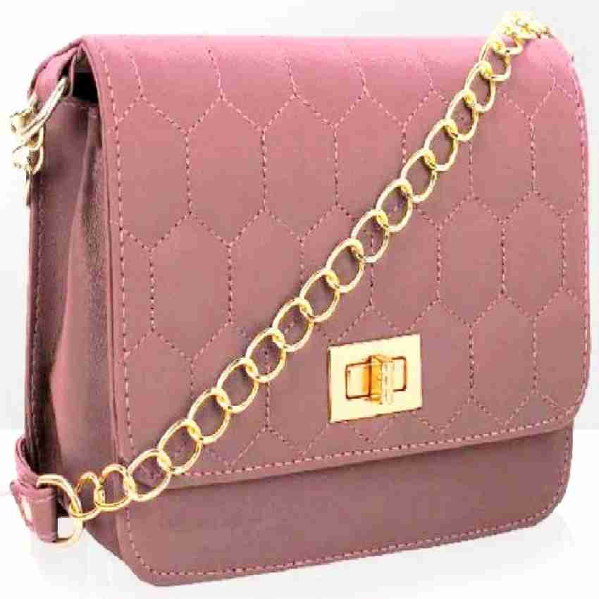 TARSHI Pink Sling Bag Latest New Trendy PArty nWear Sling Cross