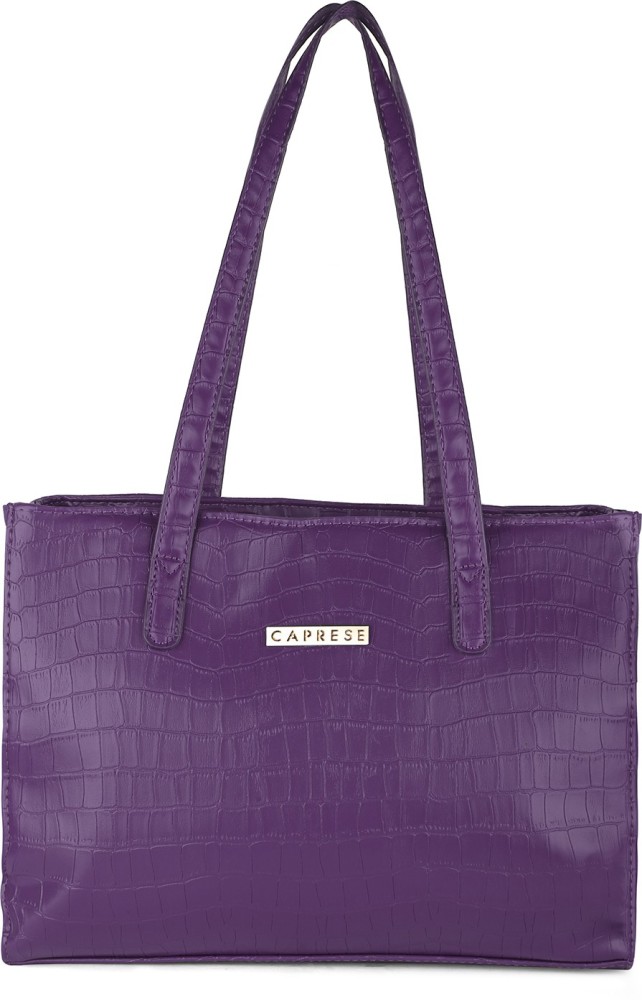 Buy Caprese Women Purple Satchel Plum Online Best Price in India