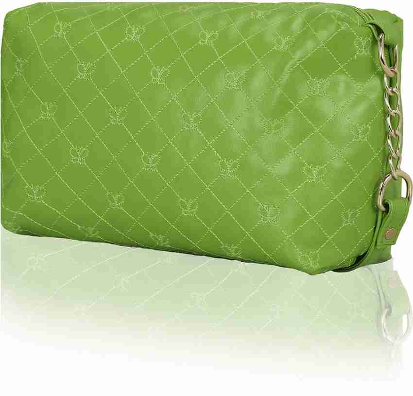 Kleio Women'S Quilted Pu Leather Crossbody Bag Girls Purse Shoulder Handbag  With Chain Strap