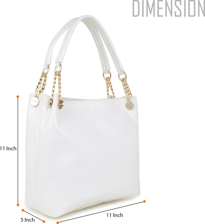 Buy Bag Pepper Women White Handbag White Online Best Price in