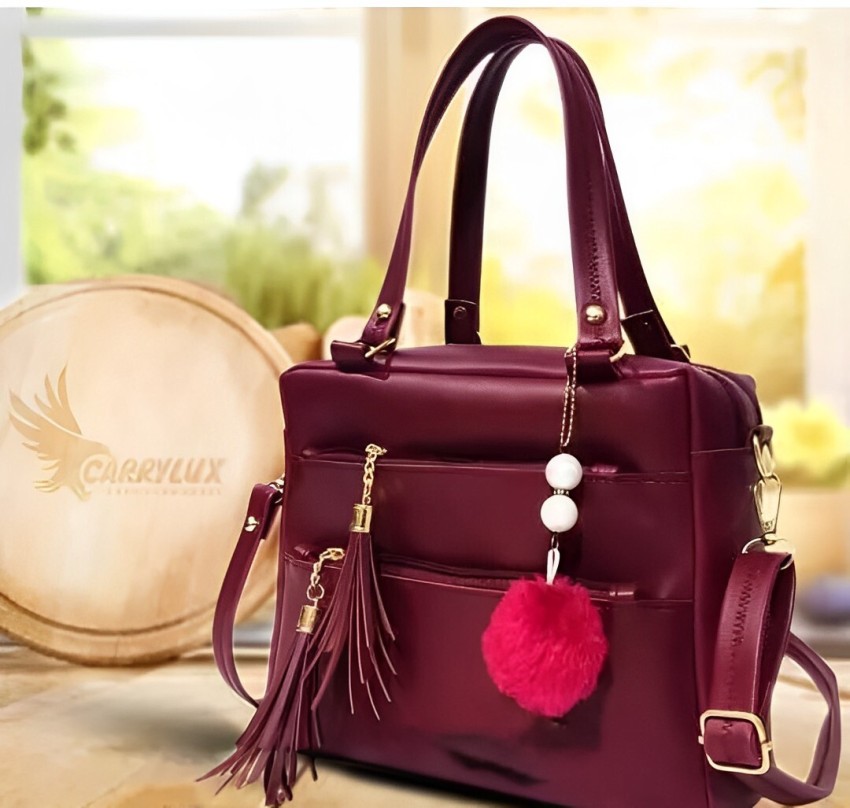 Buy CarryLux Women Maroon Shoulder Bag Maroon Online @ Best Price in India