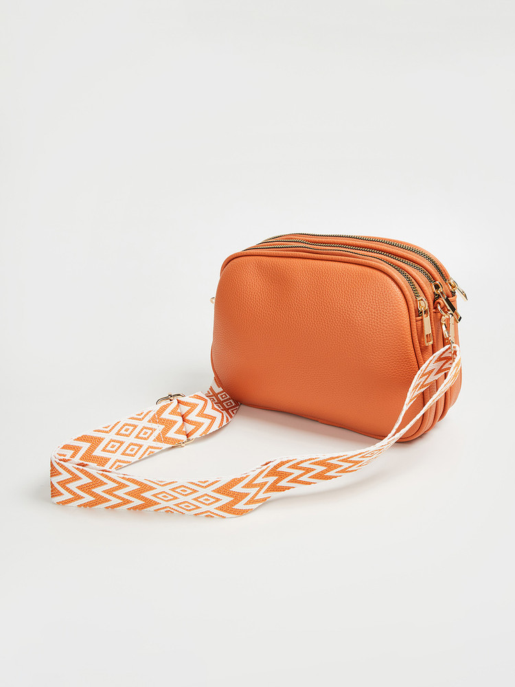 Ginger by Lifestyle Orange Sling Bag HT6081 Orange Price in India Flipkart