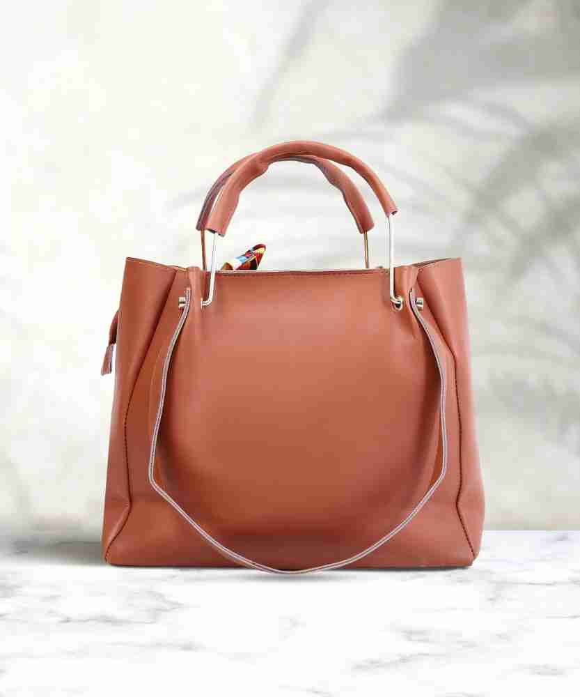 ALIZA Tan Shoulder Bag Women Handbag combo ( MATERIAL PU ) Tan - Price in  India | Flipkart.com