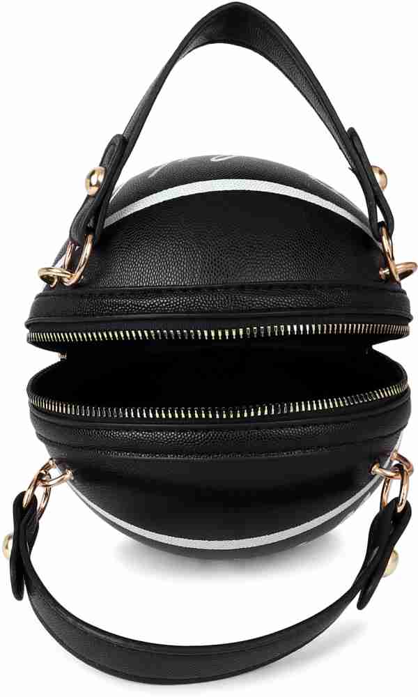 Bag Pepper Black Sling Bag Women Basketball Shaped Cross Body