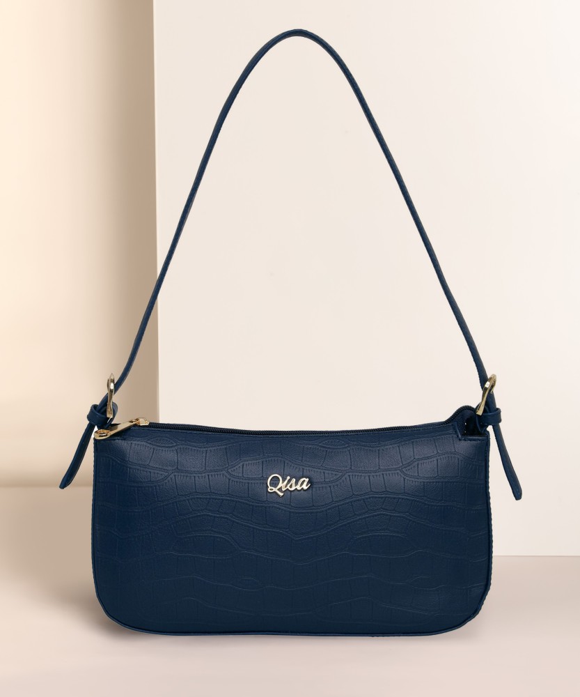 Qisa By Lavie Blue Sling Bag Erica Navy  Price in India  Flipkartcom