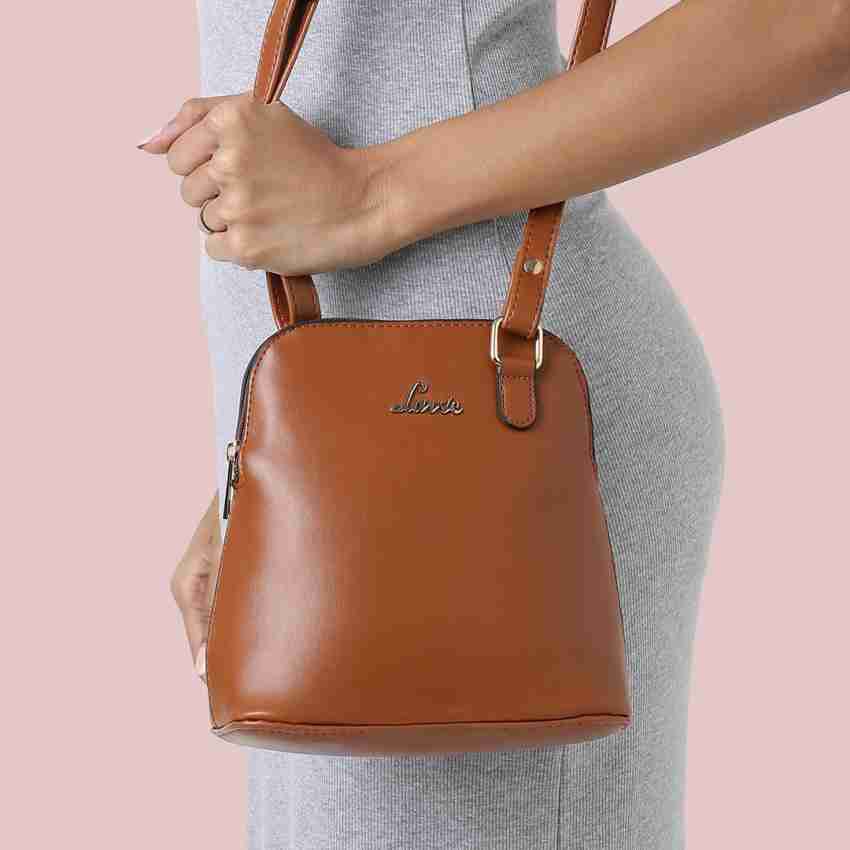 Buy LOUIS PHILIPPE Women Tan, Brown Sling Bag Brown Online @ Best Price in  India