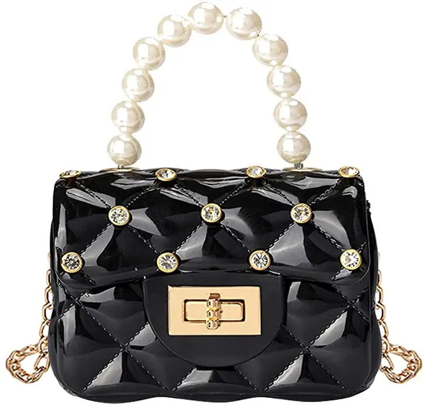 Girls black purse hot sale