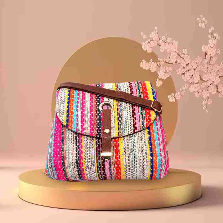 Multicolor sling bag 2025