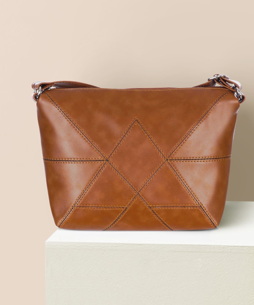 Lakeland Leather Keswick Leather Sling Bag in Brown