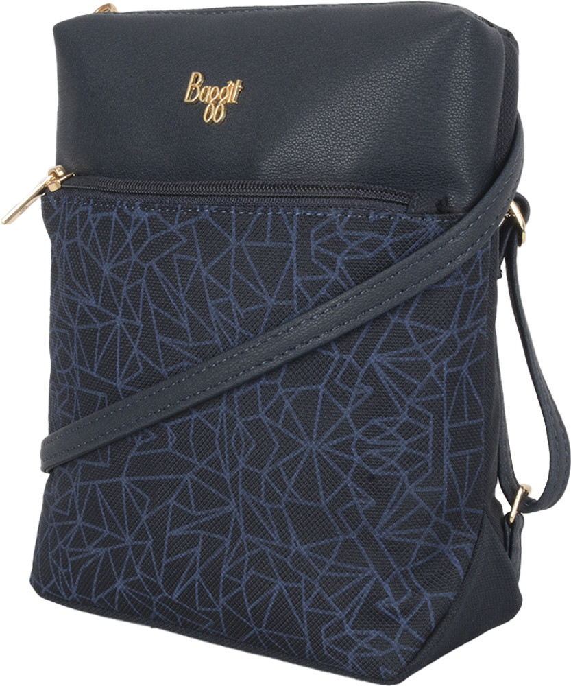 Baggit Blue Sling Bag Women Dorli Tote Sling Bag Blue Blue Price in India Flipkart
