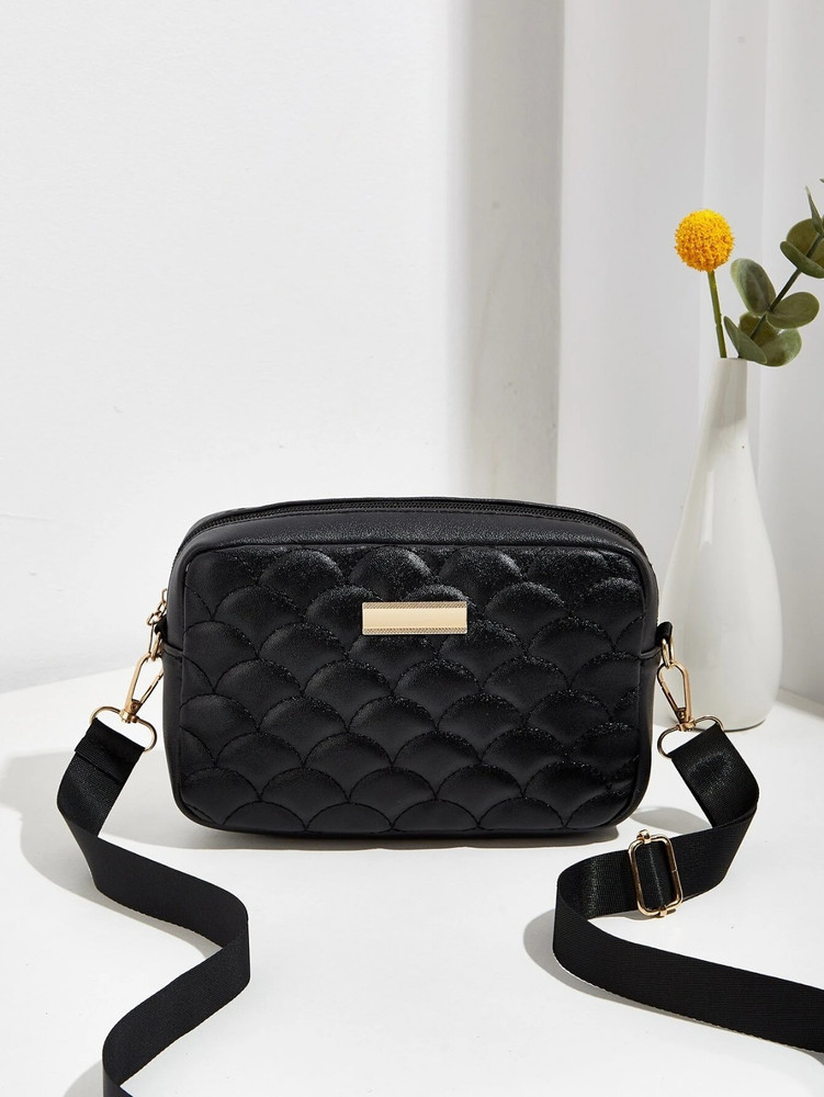 Side outlet black bag