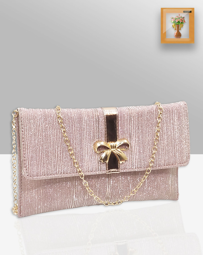 magnifique Pink Sling Bag pink party wear sling bag for women Pink Price in India Flipkart