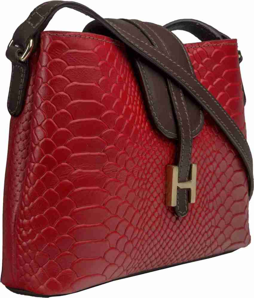 25% OFF on Hidesign Sling Bag(Red) on Flipkart