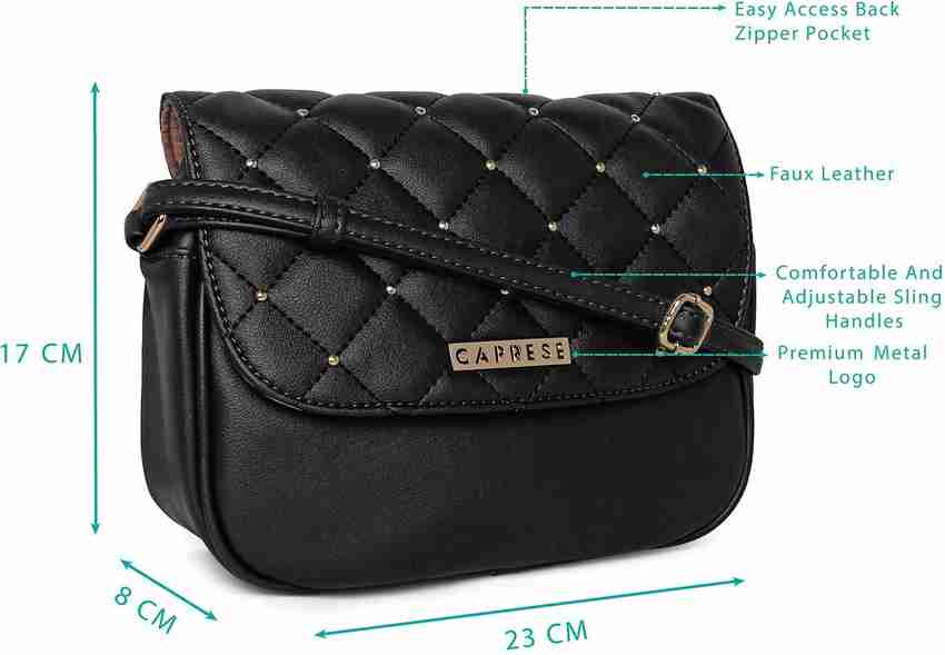 Caprese black sling bag deals