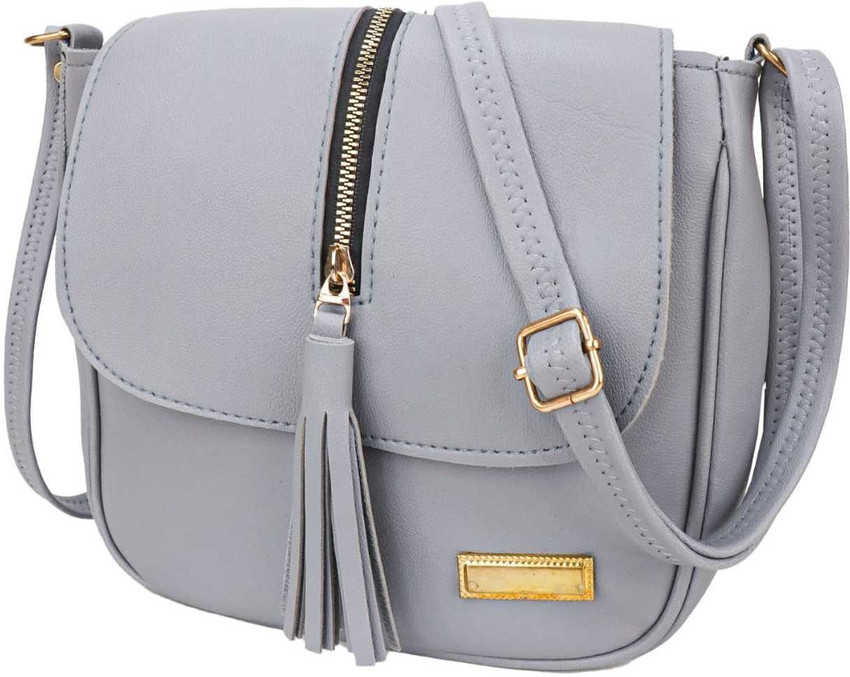 Juster Grey Sling Bag Women Grey Price in India Flipkart