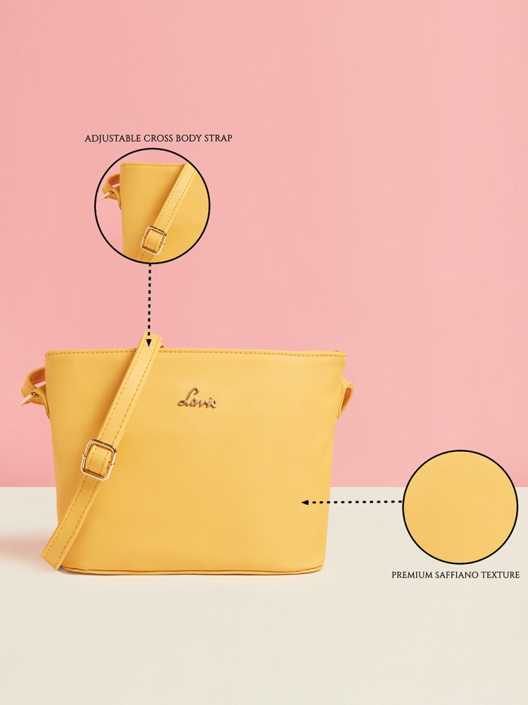 Veraa Yellow Hand-held Bag YSL Sling Bag Yellow - Price in India