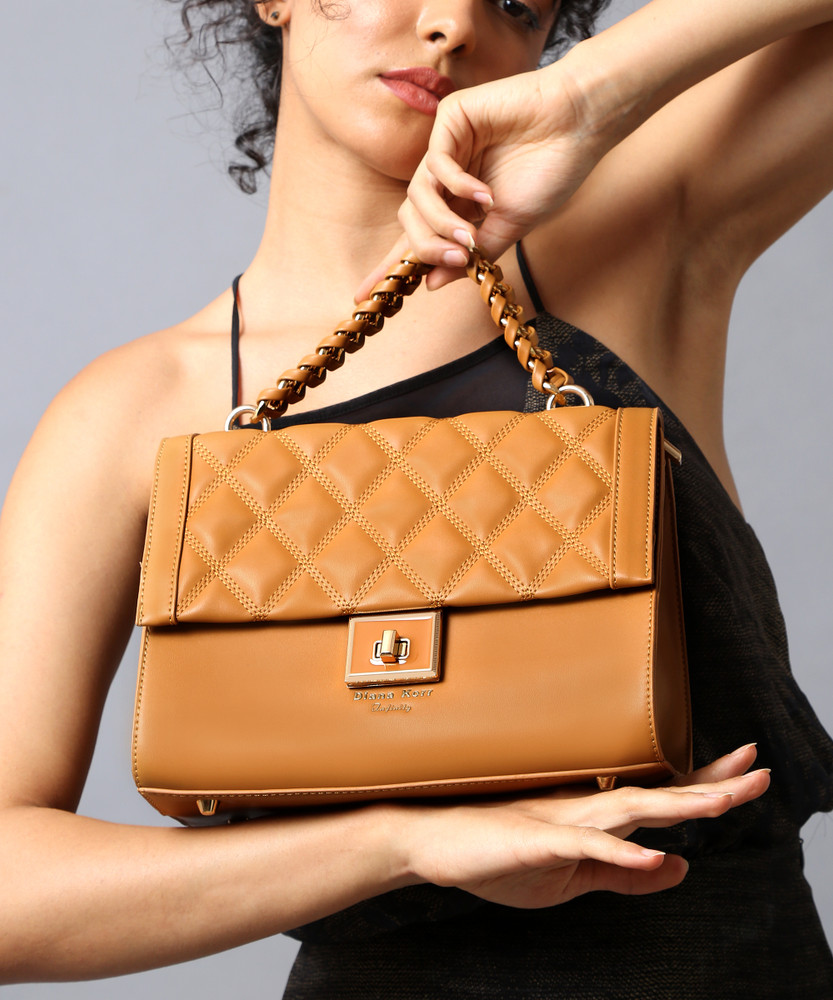 Diana Korr Brown Sling Bag MADDY Infinity Brown Price in India Flipkart