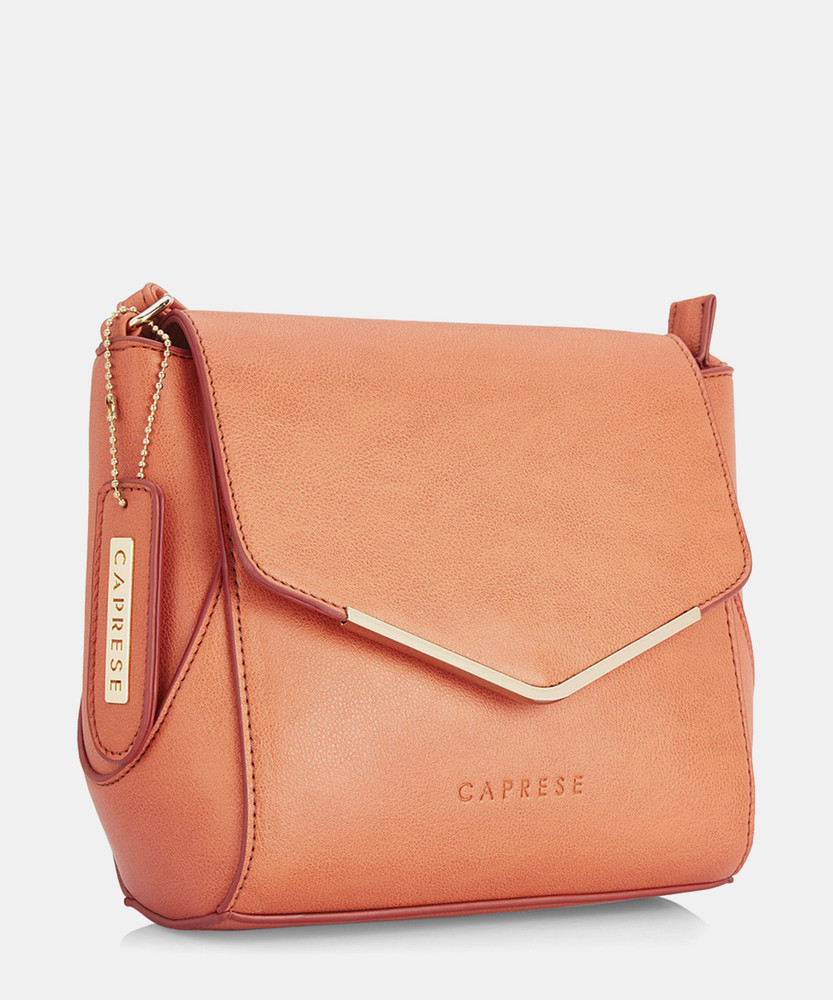 Caprese orange sling bag 2025