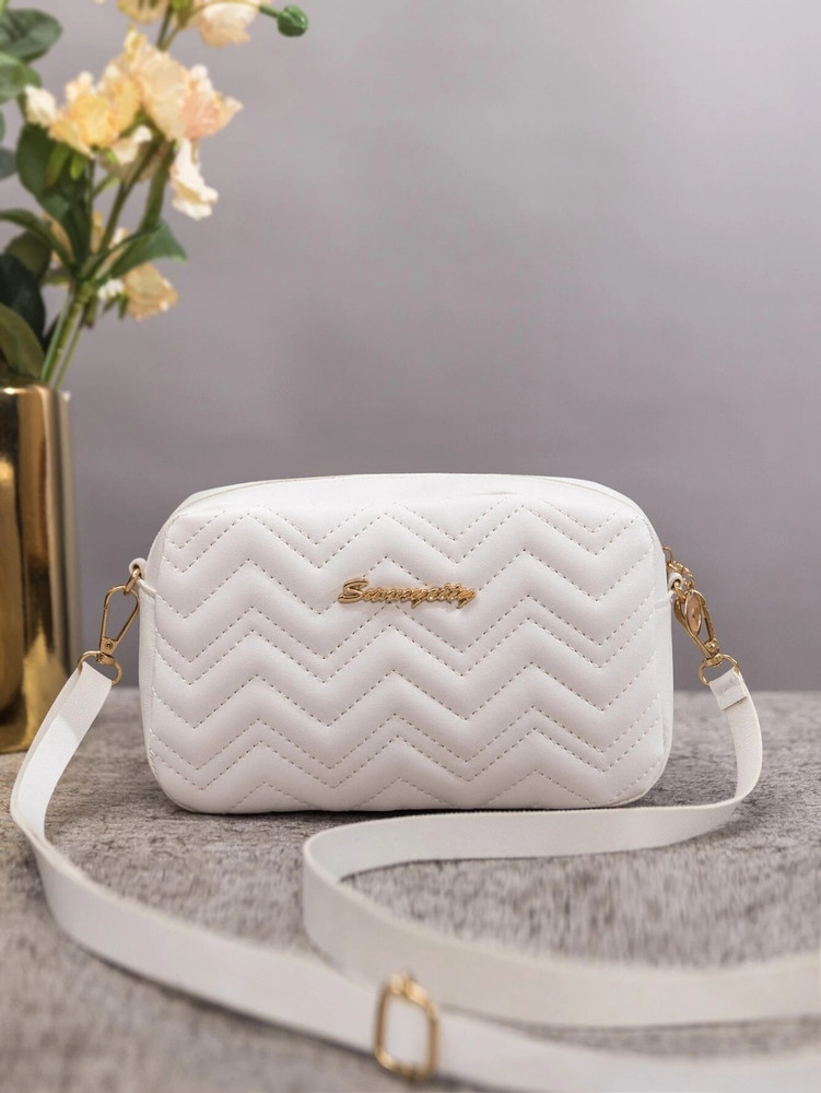 StylishSet White Sling Bag Sling Bag for Girls Womens Stylish Side