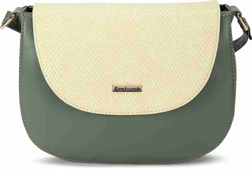Fastrack Green Sling Bag Sling Bag for Girls Green Price in India