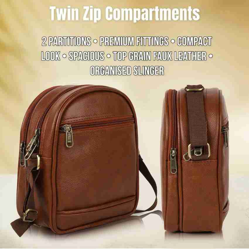 Hickok leather sling bag shop