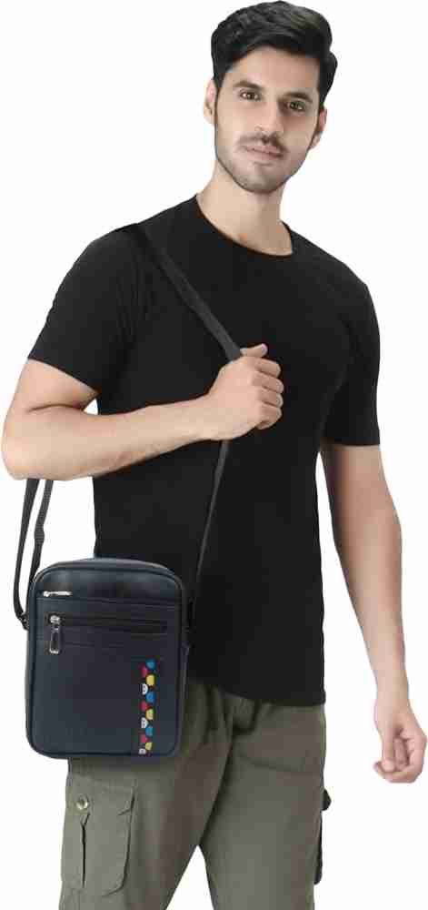 Parsley Black Sling Bag Casual Shoulder Cross Body Bag Office