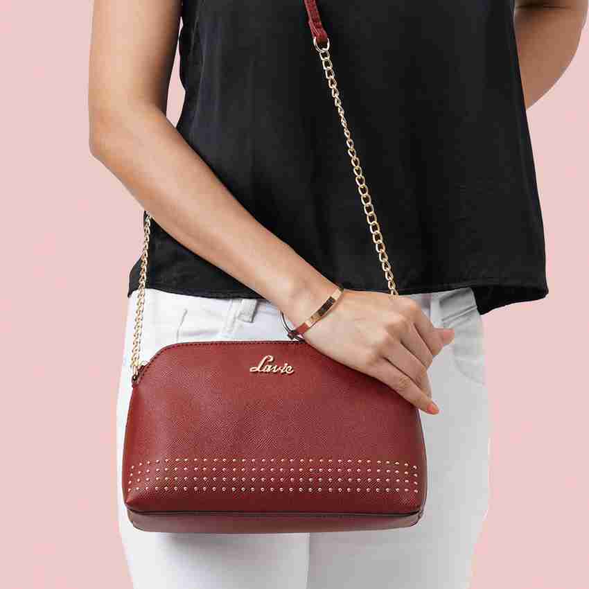 Lavie maroon sling bag Clearance