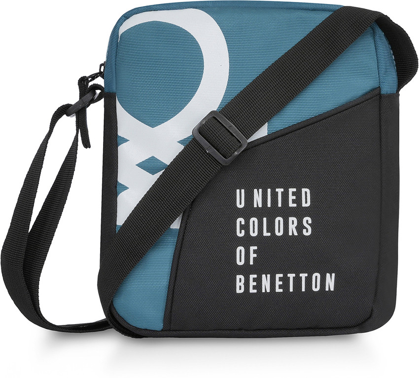 United Colors of Benetton Grey Messenger Bag Aquino Grey Black Price in India Flipkart