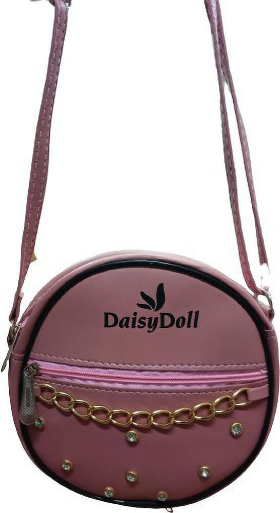variety palace Pink Sling Bag Baby pink sling bag Baby pink