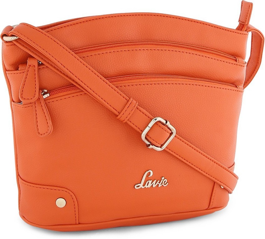 LAVIE Orange Sling Bag SXEP419024N3 ORANGE Price in India