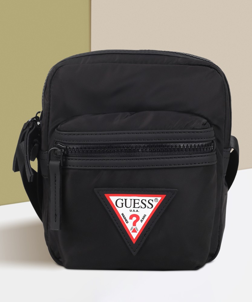 GUESS Black Sling Bag IS703191 BLA Black Price in India Flipkart