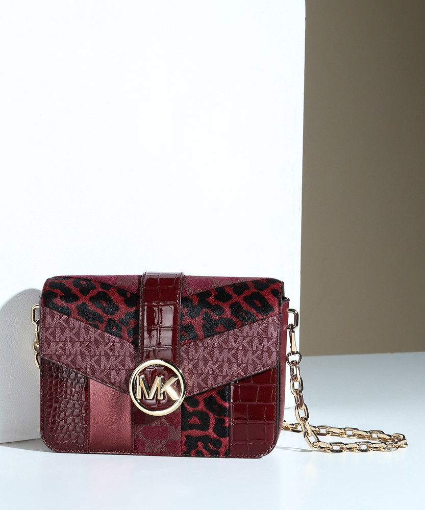 MICHAEL KORS Multicolor Sling Bag 35F2GNML2Y Black Mlti OS Black Mlti Price in India Flipkart