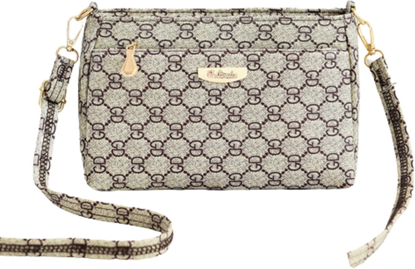 MOMISY White Sling Bag Sling Bag White GD Design White GD Price in India Flipkart