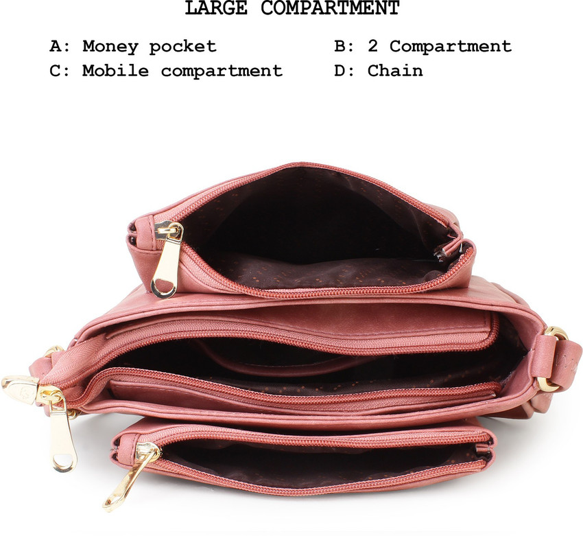 Multi pocket best sale sling bag