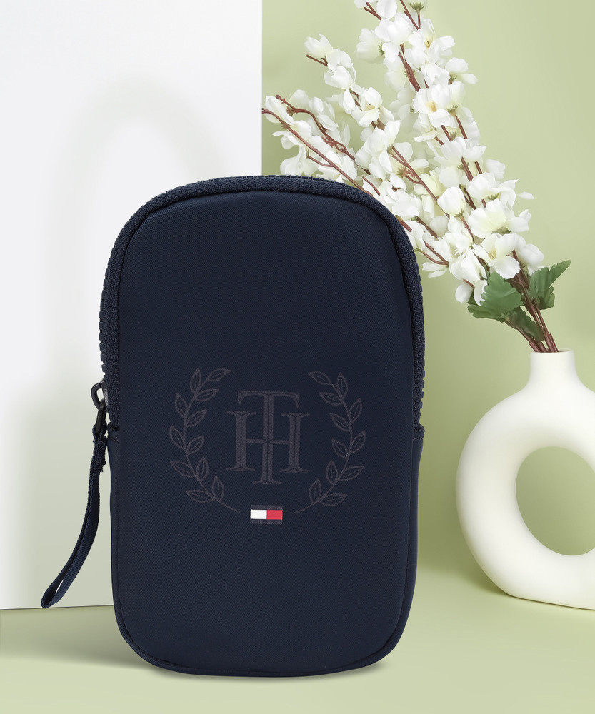 TOMMY HILFIGER Blue Sling Bag ADDISON LANYARD PCH PRNT REC SM NYLN