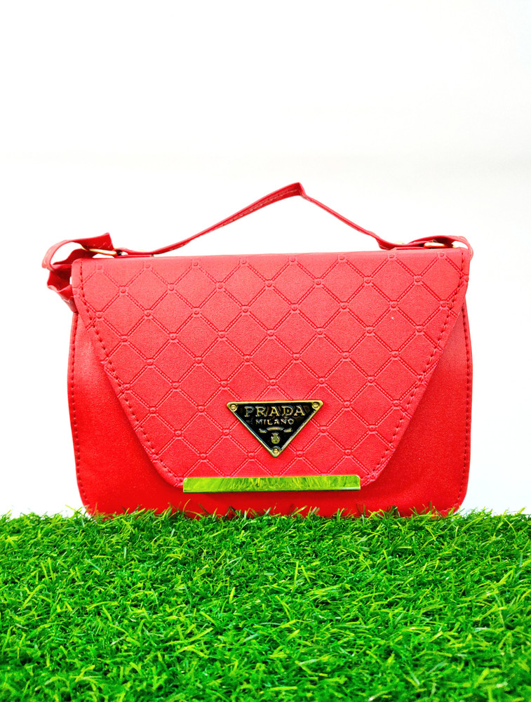 KRISHTYFASHION Red Hand held Bag PRADA 150 SLING BAG red Price
