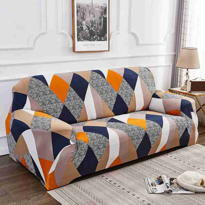 Sitting Style Polyester Geometric Sofa Cover Price in India Buy Sitting Style Polyester Geometric Sofa Cover online at Flipkart