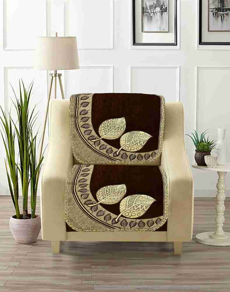 SAWNA HOMES Chenille, Velvet Embroidered Sofa Cover Price in India - Buy  SAWNA HOMES Chenille, Velvet Embroidered Sofa Cover online at