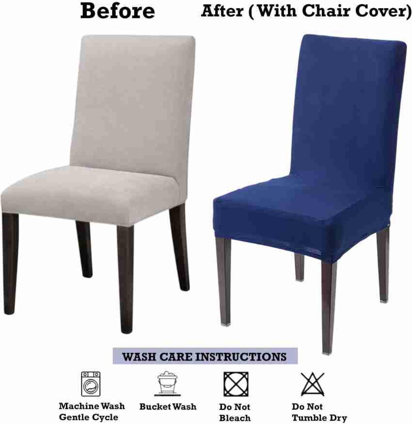 ON GATE Dining Table Chair Cover 4 Seater Elastic Slipcovers Seat Protector Elastic Stretchable Seat Cover for Chairs Washable Slipcover Protector Sofa Fabric Price in India Buy ON GATE Dining Table