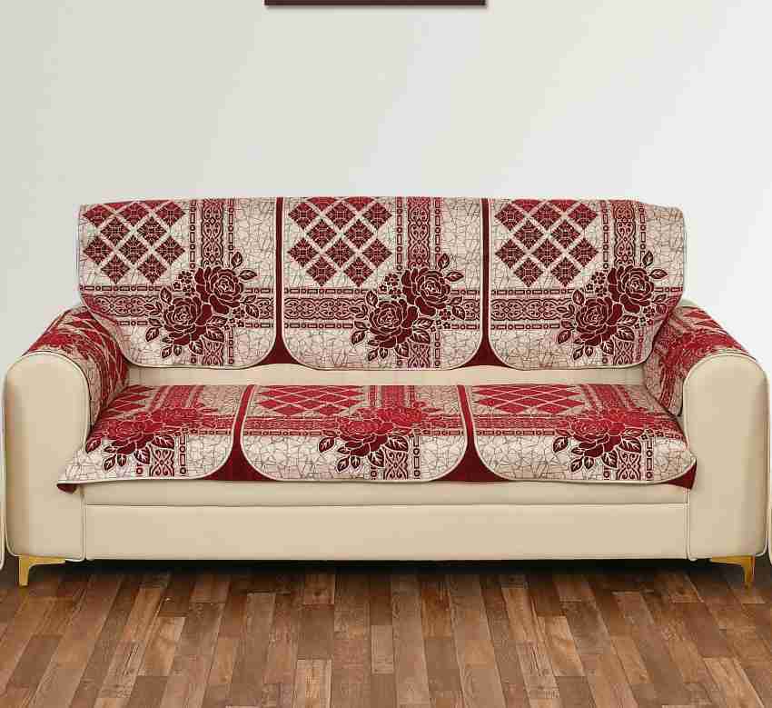 Nendle Velvet Embroidered Sofa Cover Price in India - Buy Nendle Velvet  Embroidered Sofa Cover online at