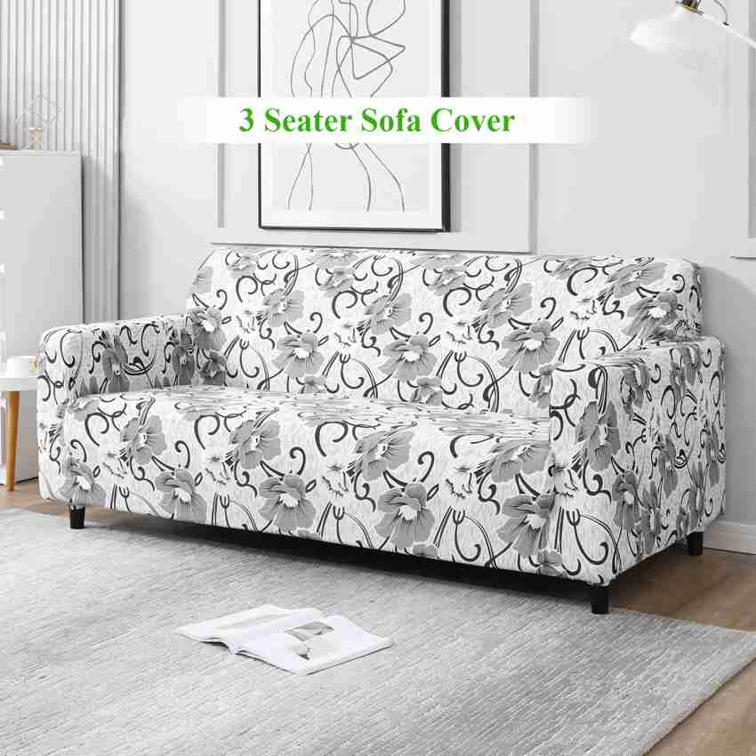 HOKiPO Polyester Floral Sofa Cover Price in India - Buy HOKiPO