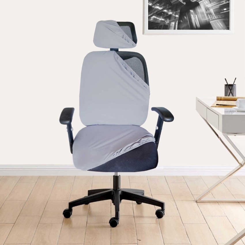 Light grey best sale office chair