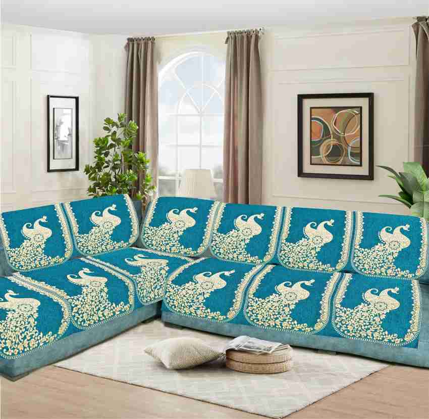 Pack of 6 Floral Sofa Cover
