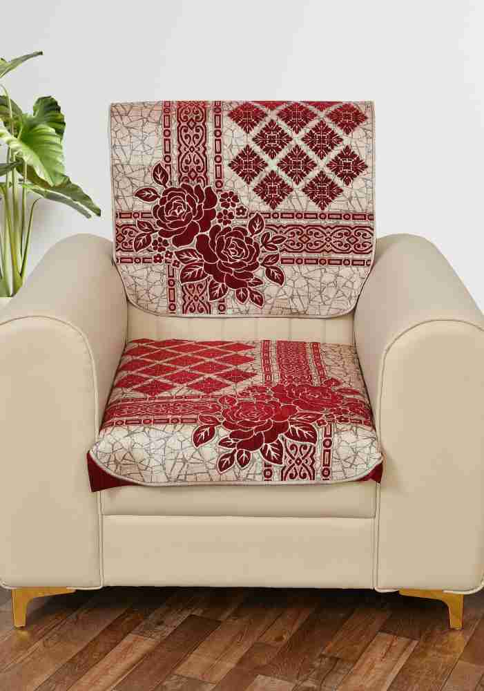 SAWNA HOMES Chenille, Velvet Embroidered Sofa Cover Price in India - Buy  SAWNA HOMES Chenille, Velvet Embroidered Sofa Cover online at