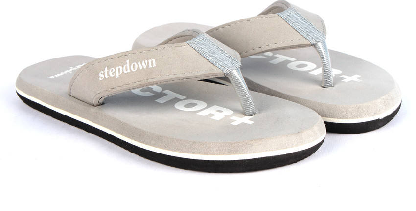 Mens gray flip flops hot sale