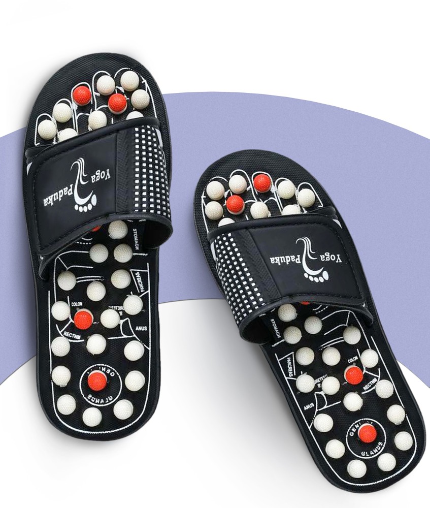 Acupressure yoga slippers on sale with magnetic therapy