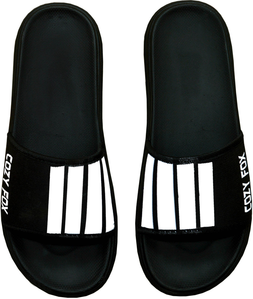 Boys black slippers top