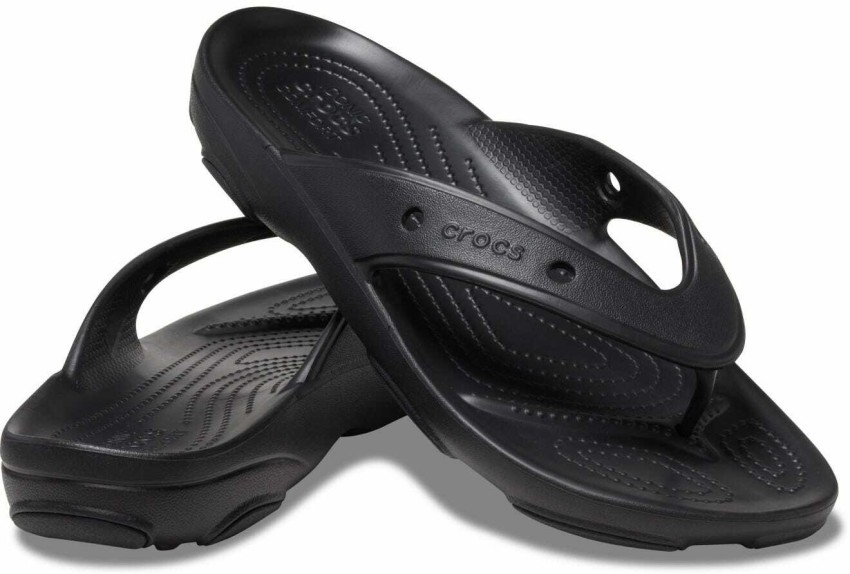 CROCS Men Men Black Classic All-Terrain Slipper & Flip Flops - Buy CROCS  Men Men Black Classic All-Terrain Slipper & Flip Flops Online at Best Price  - Shop Online for Footwears in